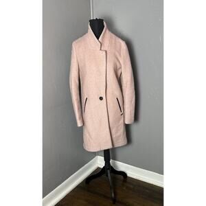 Maison Scotch Star De La Saison Women’s Wool Blend Pink Coat Size 1 Timeless